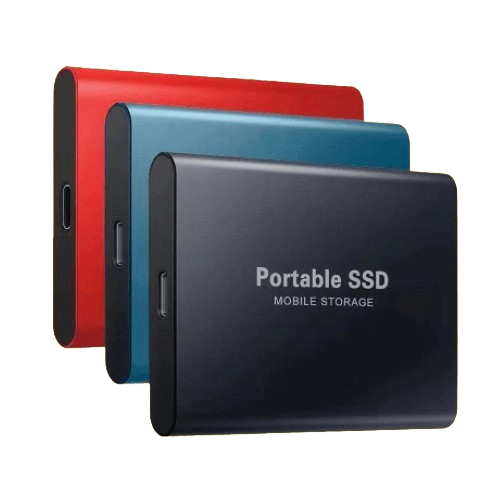 Externe SSD Harde Schijf 500 GB tot 32 TB USB 3.0 Draagbare Opslag Zwart Rood Blauw | Sansoti