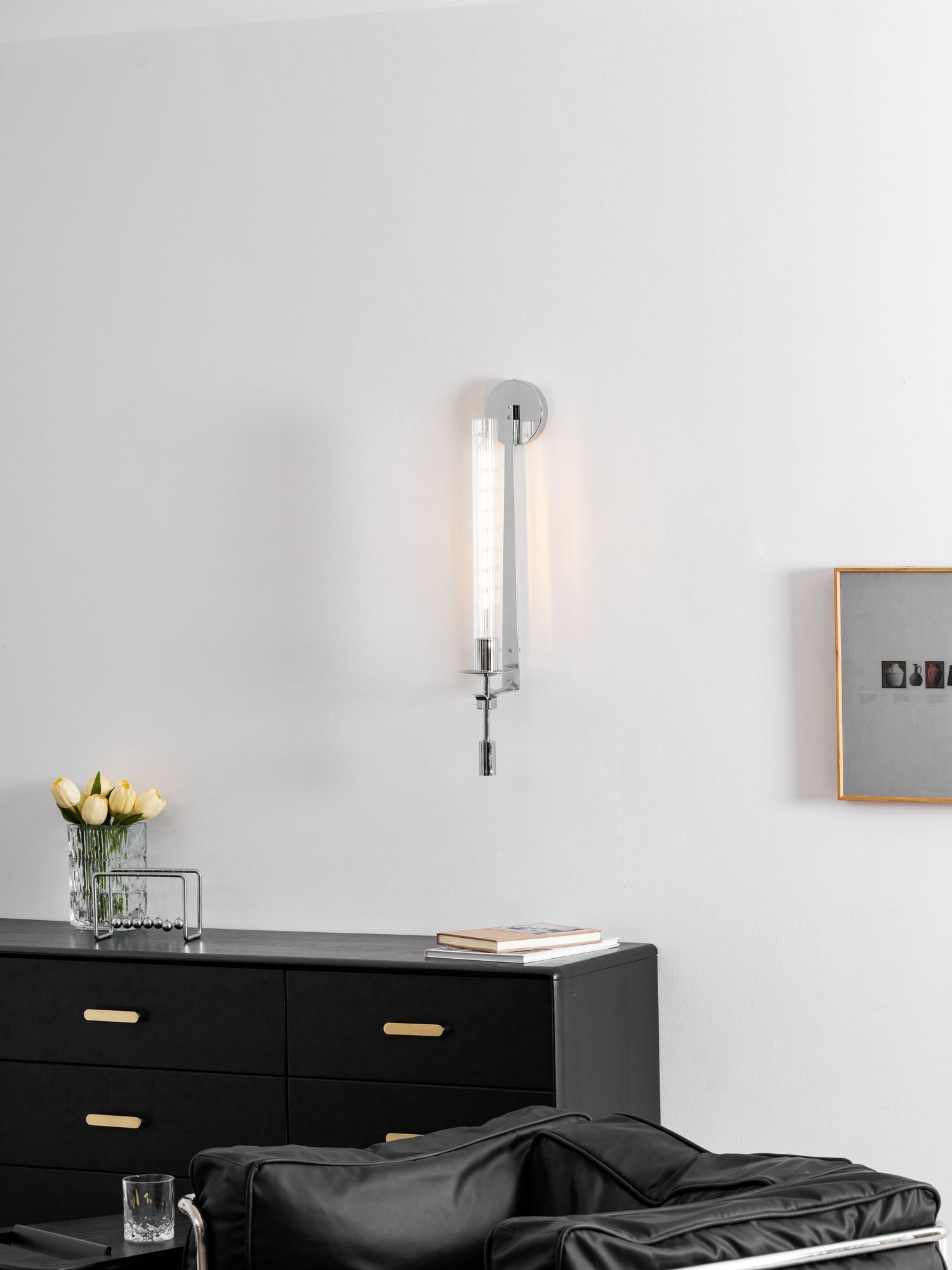 Klassieke Messing Wandlamp met Geribbeld Glas – 1940s Franse Stijl Cilinderlamp voor Gang Woonkamer Slaapkamer – E26 E27 Fitting – Enkel en Dubbel Lichtpunt | Sansoti