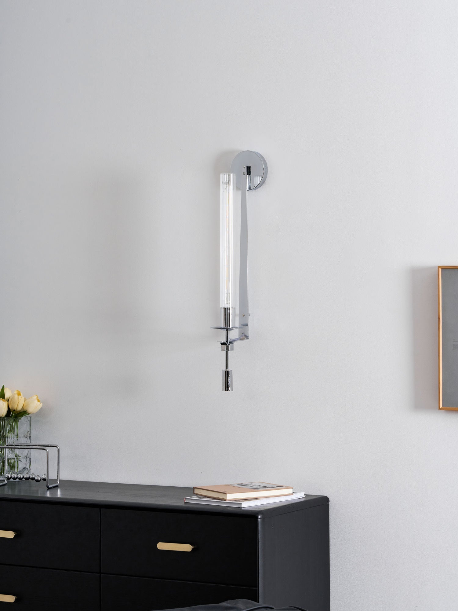 Klassieke Messing Wandlamp met Geribbeld Glas – 1940s Franse Stijl Cilinderlamp voor Gang Woonkamer Slaapkamer – E26 E27 Fitting – Enkel en Dubbel Lichtpunt | Sansoti