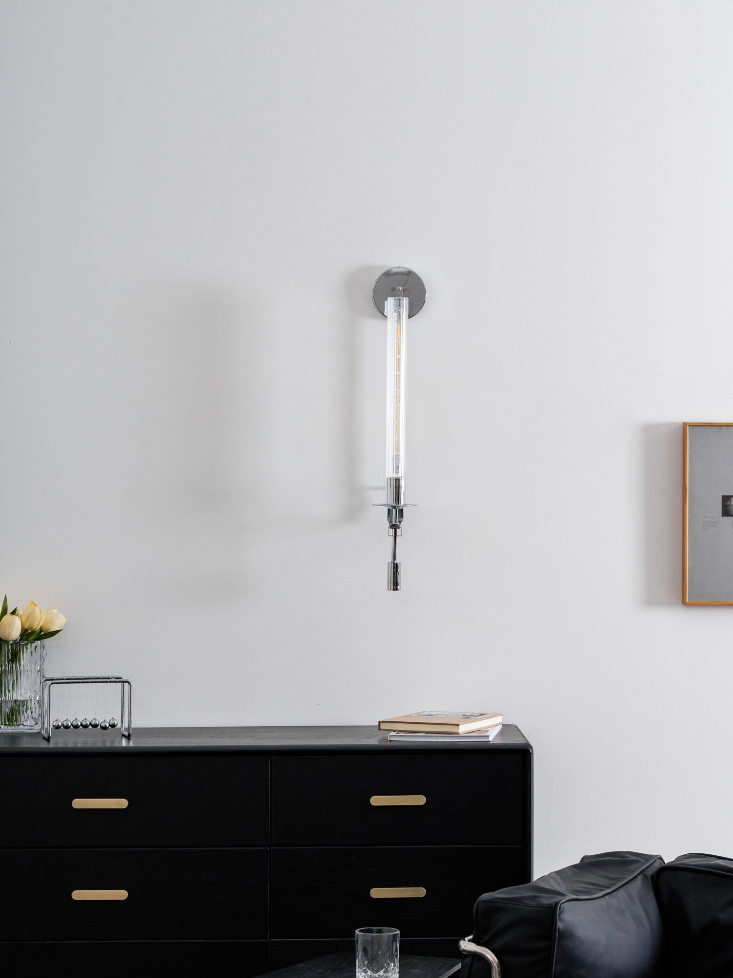 Klassieke Messing Wandlamp met Geribbeld Glas – 1940s Franse Stijl Cilinderlamp voor Gang Woonkamer Slaapkamer – E26 E27 Fitting – Enkel en Dubbel Lichtpunt | Sansoti