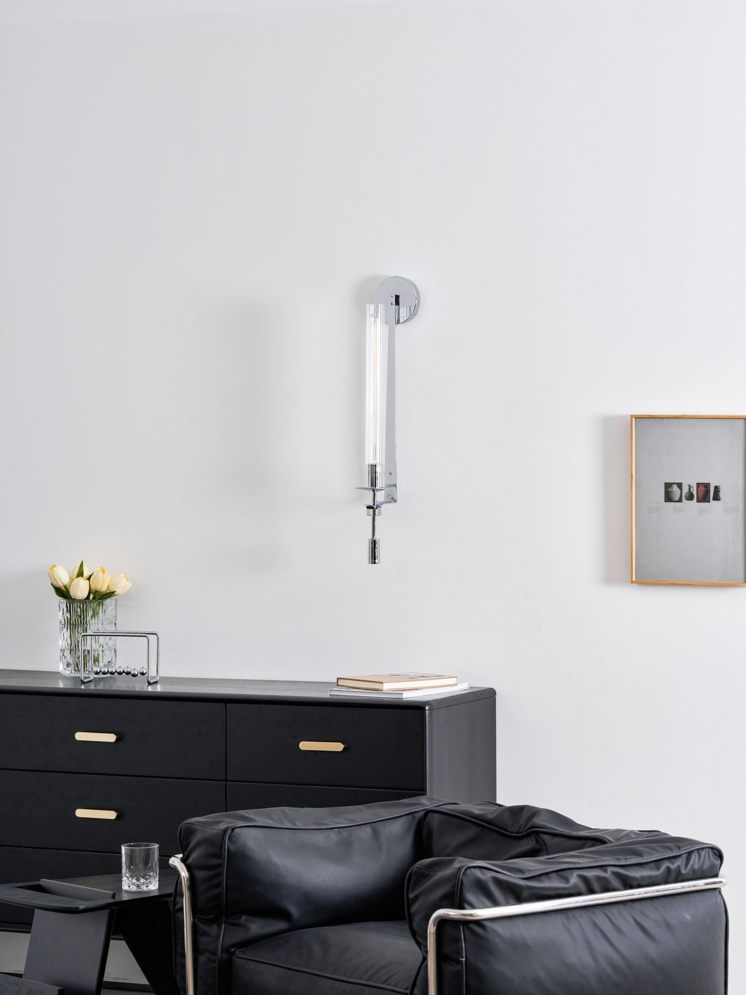 Klassieke Messing Wandlamp met Geribbeld Glas – 1940s Franse Stijl Cilinderlamp voor Gang Woonkamer Slaapkamer – E26 E27 Fitting – Enkel en Dubbel Lichtpunt | Sansoti