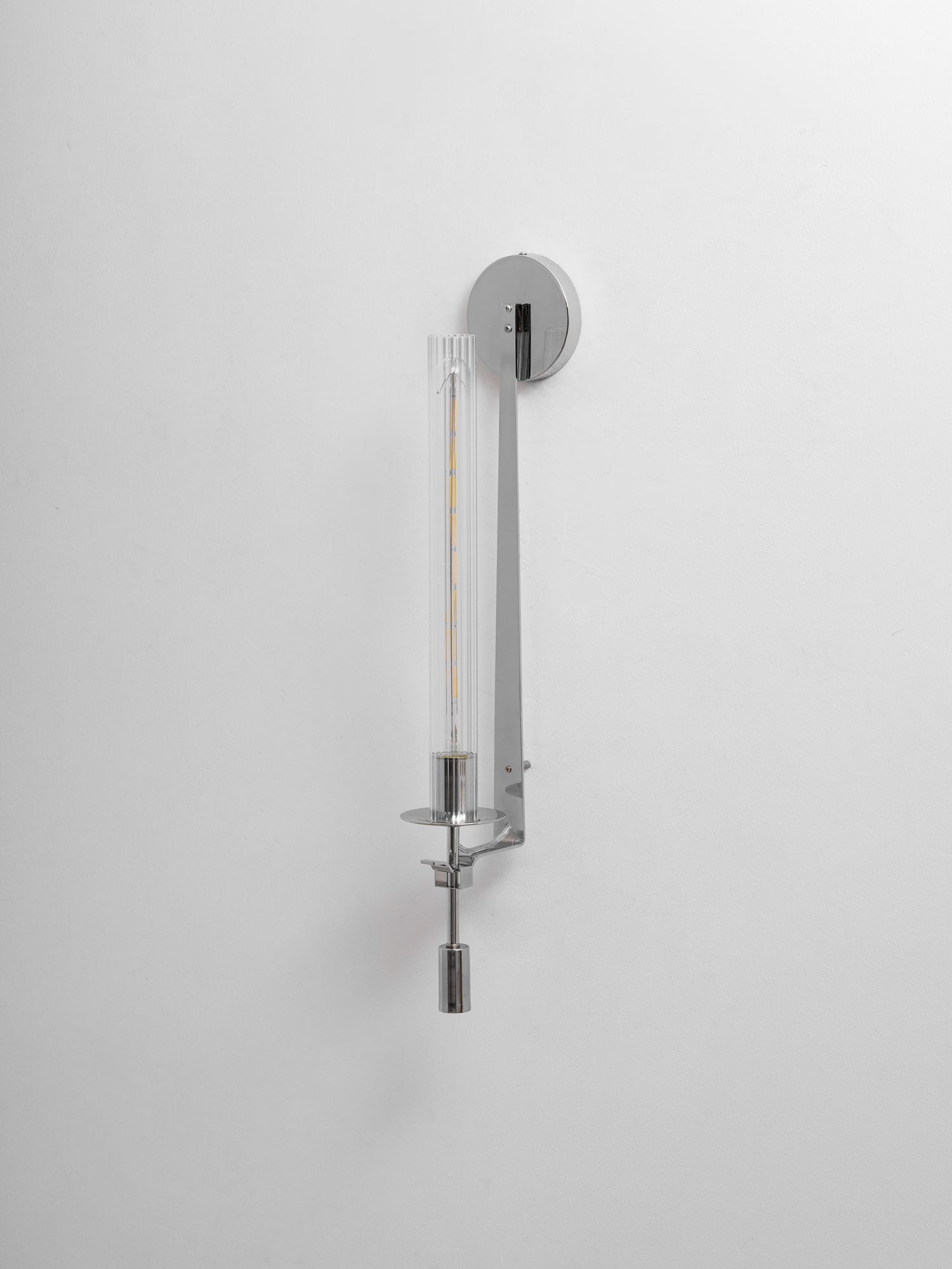 Klassieke Messing Wandlamp met Geribbeld Glas – 1940s Franse Stijl Cilinderlamp voor Gang Woonkamer Slaapkamer – E26 E27 Fitting – Enkel en Dubbel Lichtpunt | Sansoti