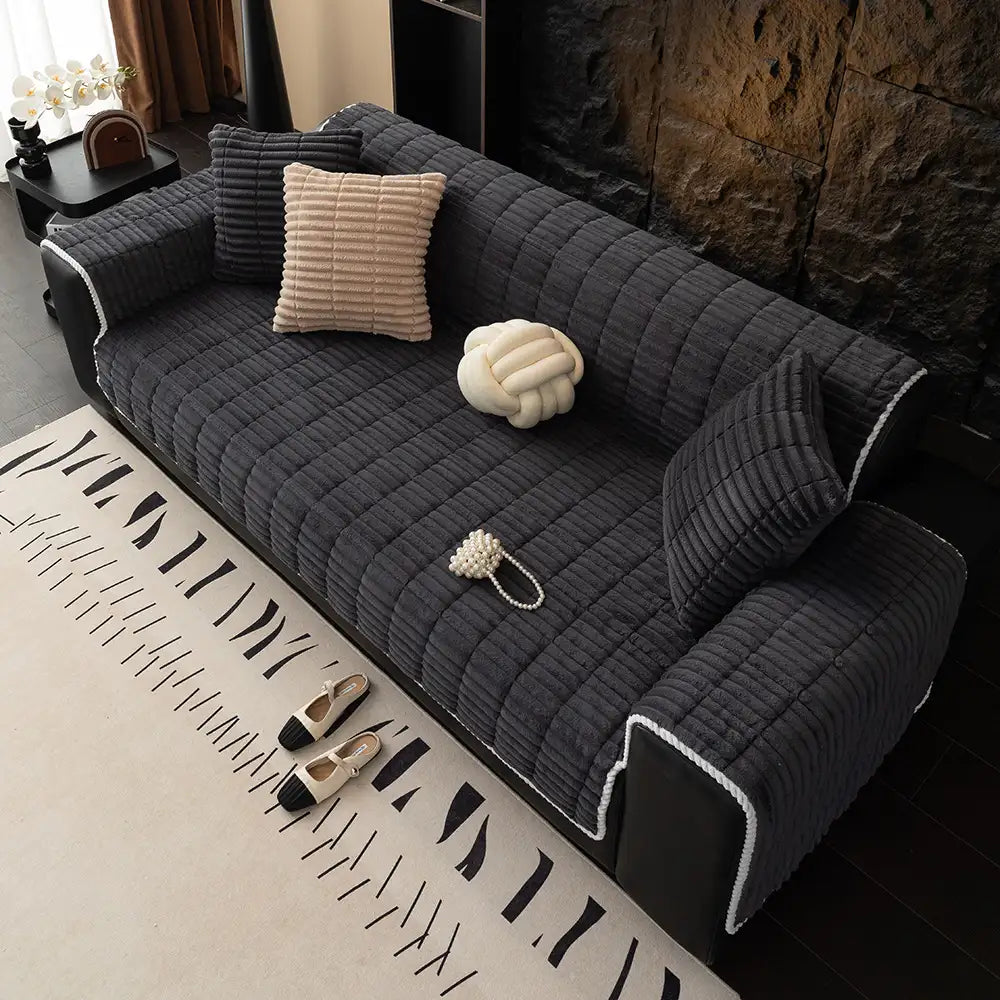 Waterdichte Eenzits Bankhoes 70×180 cm – Antislip Fleece Beschermer voor Fauteuil & Sofa Meubelbescherming | Sansoti