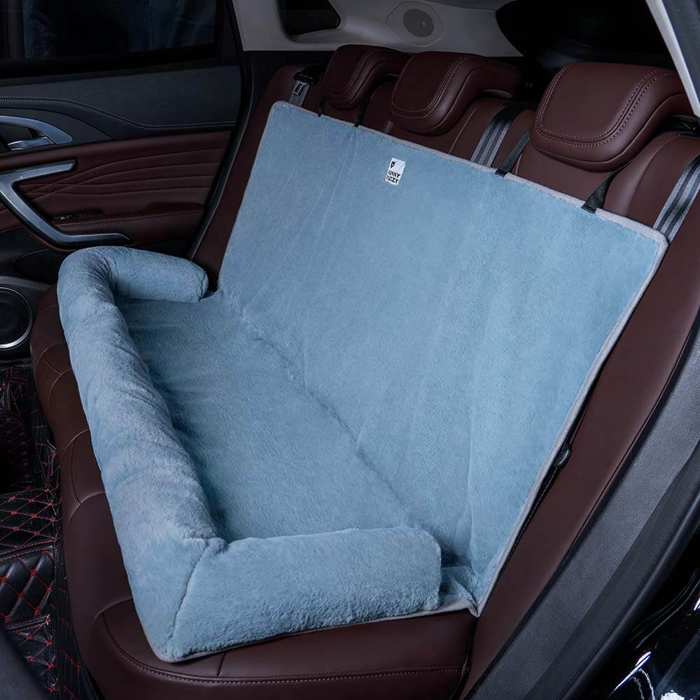 Hondenmand Autostoel Waterafstotend met Antislip Bodembescherming Luxe Zitkussen voor Auto Hond Reizen | Sansoti