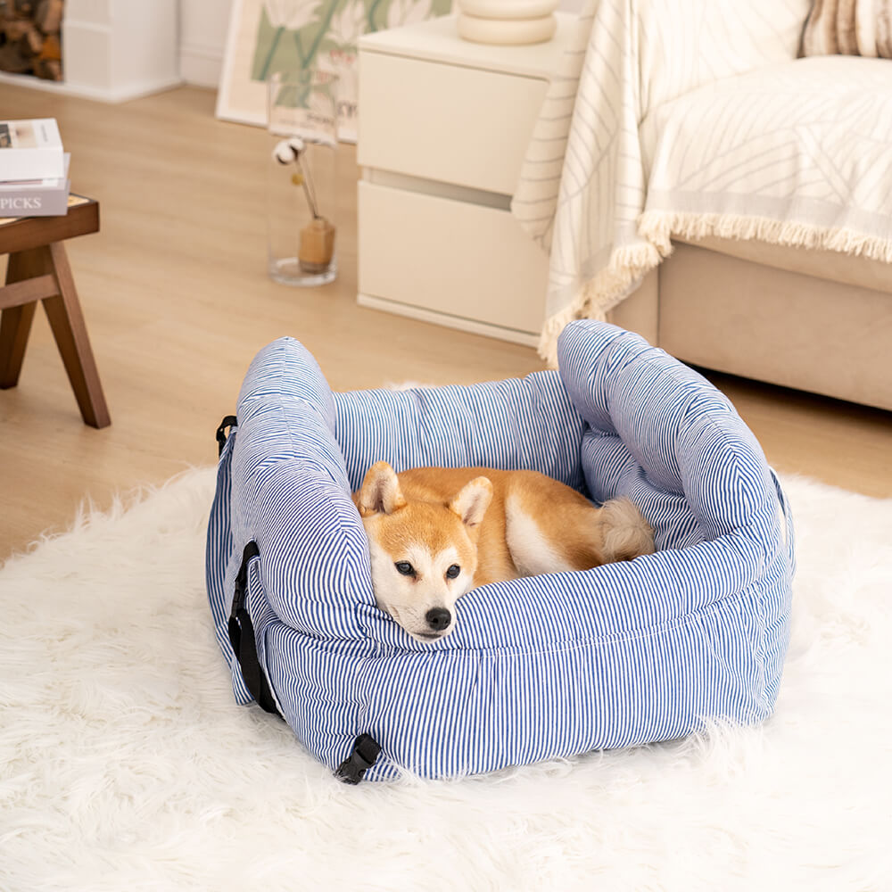 Hondenautostoel Draagbaar Reisbed Comfortabel Bolster Veilige Zetel voor Kleine Honden Katten Huisdieren | Sansoti