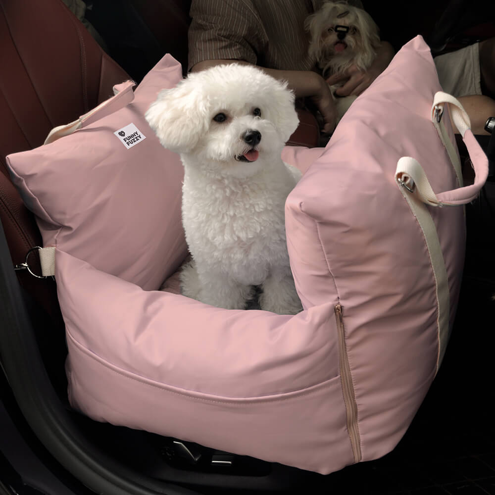 Autostoelbed voor Honden Waterbestendig First Class Comfortabele Reismand met Veiligheidsgordel Autodeken | Sansoti