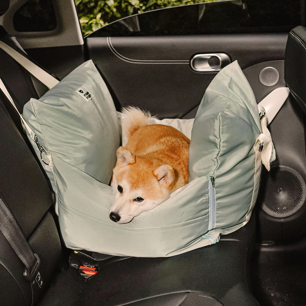 Autostoelbed voor Honden Waterbestendig First Class Comfortabele Reismand met Veiligheidsgordel Autodeken | Sansoti