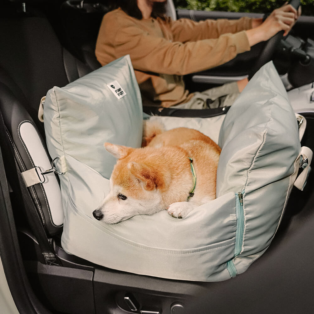 Autostoelbed voor Honden Waterbestendig First Class Comfortabele Reismand met Veiligheidsgordel Autodeken | Sansoti