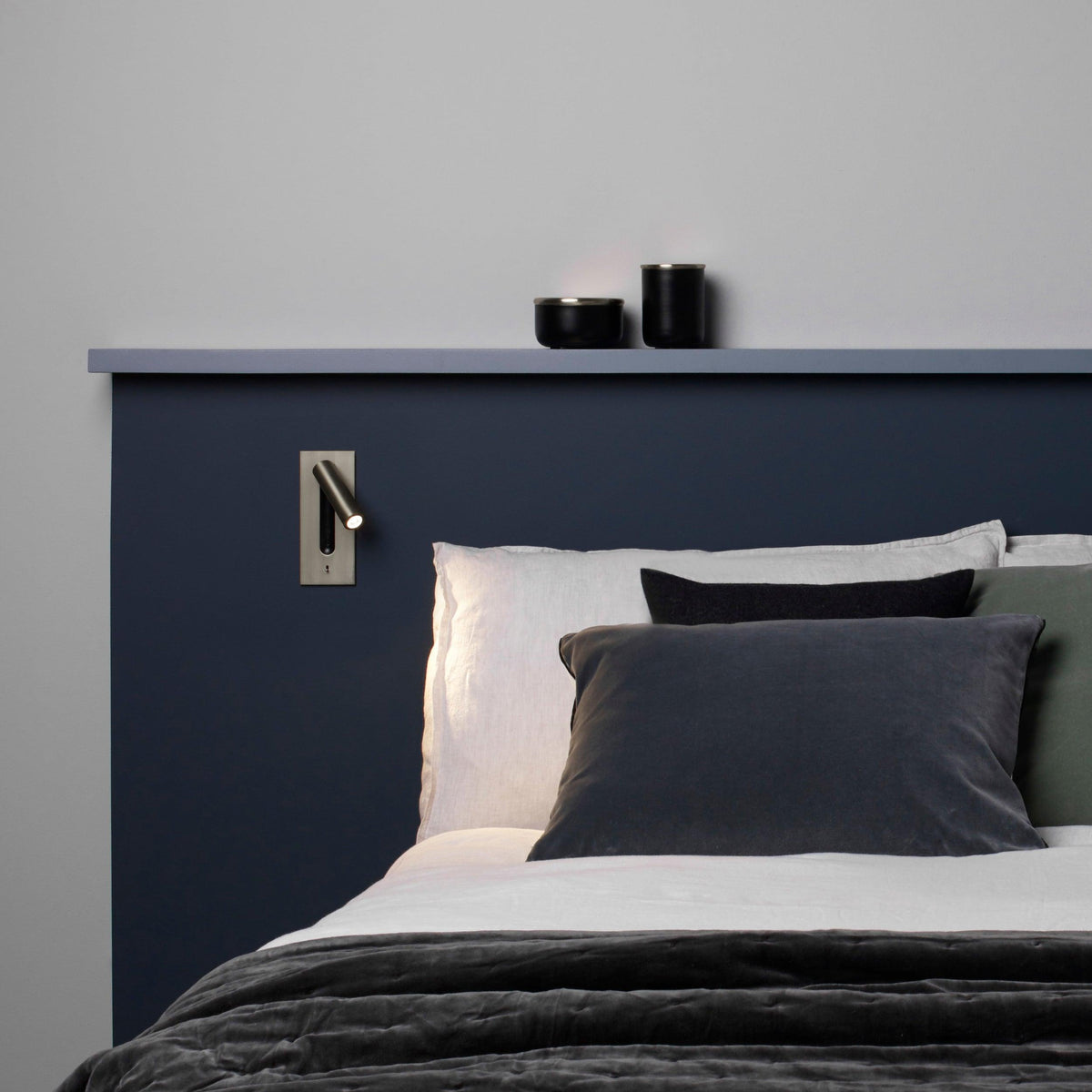 Industrielle Aluminium-Wandleuchte LED 3000K-6000K mit Schalter, minimalistische Design-Wandbeleuchtung für Innenräume | Sansoti