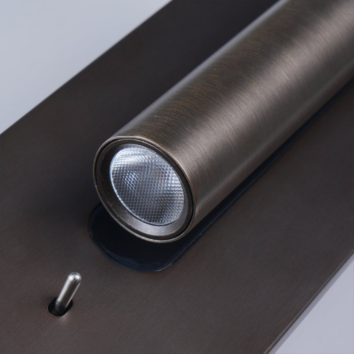 Industrielle Aluminium-Wandleuchte LED 3000K-6000K mit Schalter, minimalistische Design-Wandbeleuchtung für Innenräume | Sansoti