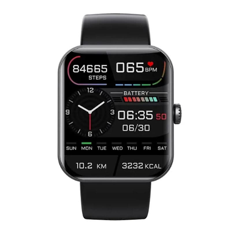 Gesundheitsuhr mit Herzfrequenz-, Blutdruck- und Sauerstoffmessung, Schlaftracker, Sportmodi, iOS, Android und magnetischem Ladegerät | Sansoti