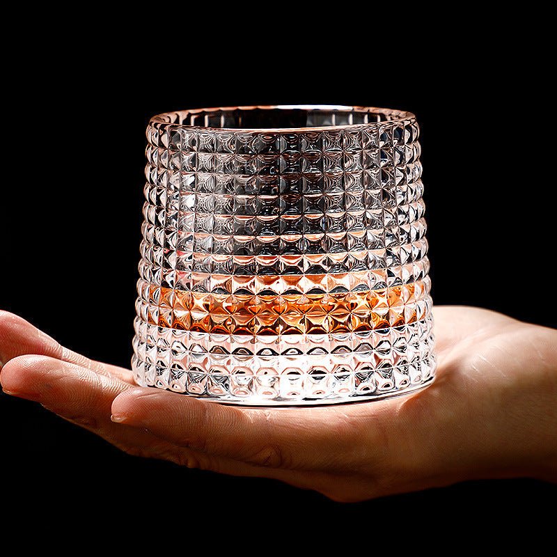 Draaibare Whiskyglazen Set – Loodvrij Kristal – Voor Intense Aromas en Stijlvol Genieten | Sansoti