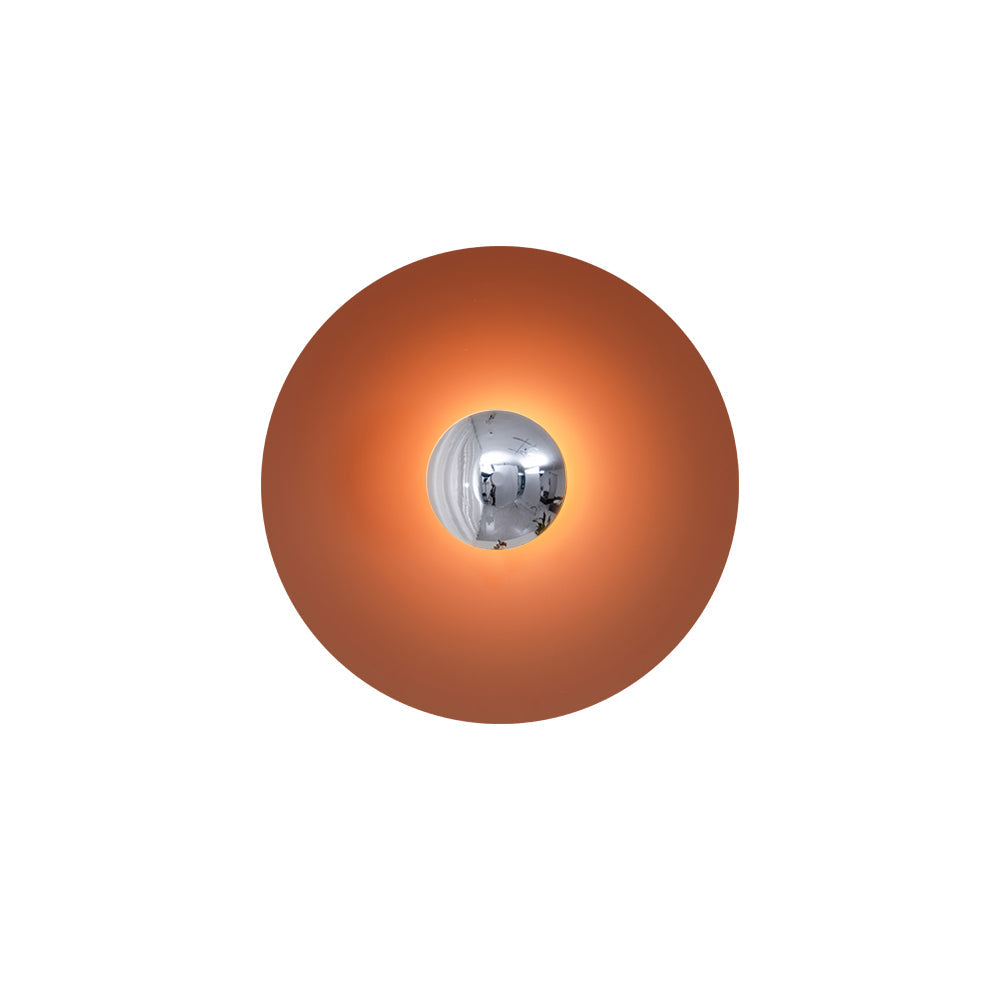 Runde LED-Wandleuchte Eclipse Metall Deckenleuchte Moderne minimalistische Beleuchtung Wohnzimmer Schlafzimmer | Sansoti