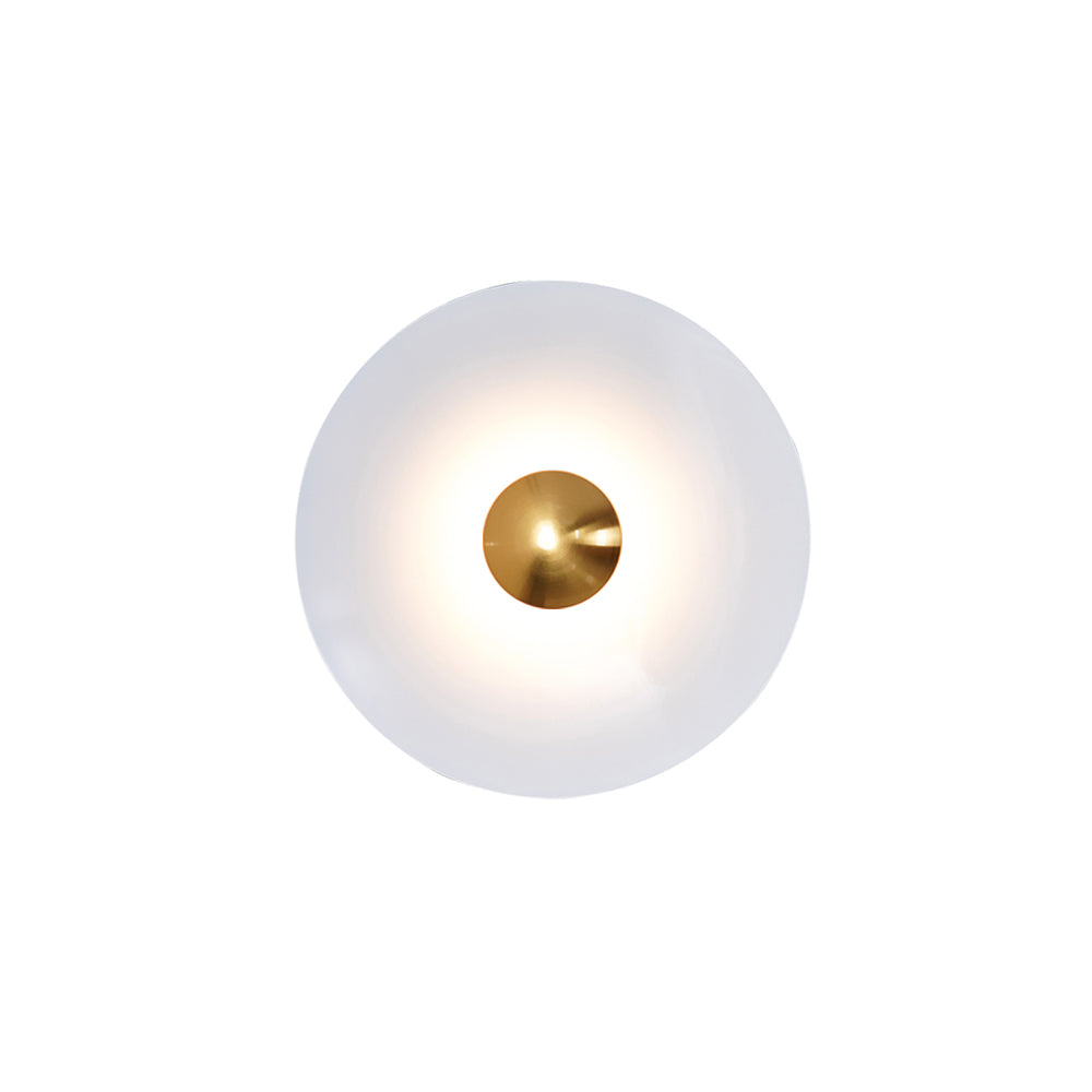 Runde LED-Wandleuchte Eclipse Metall Deckenleuchte Moderne minimalistische Beleuchtung Wohnzimmer Schlafzimmer | Sansoti