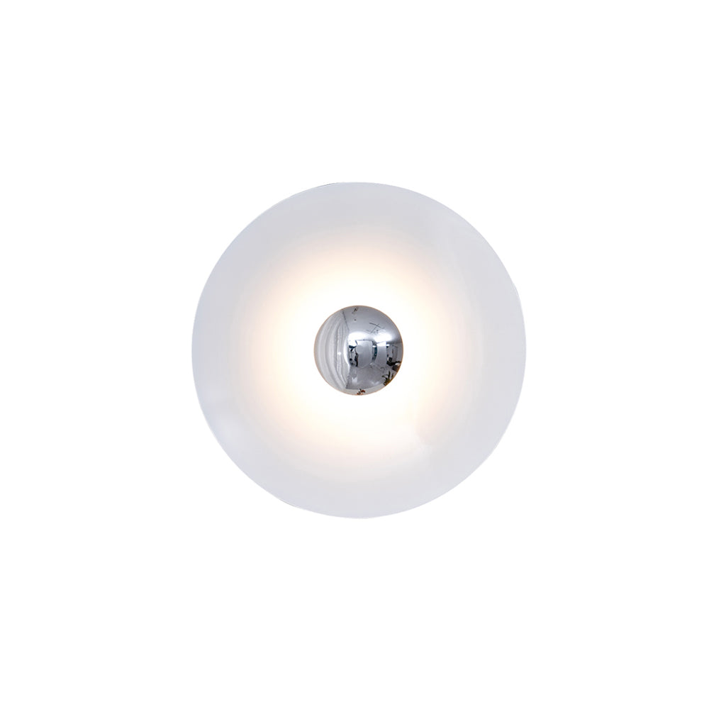 Runde LED-Wandleuchte Eclipse Metall Deckenleuchte Moderne minimalistische Beleuchtung Wohnzimmer Schlafzimmer | Sansoti