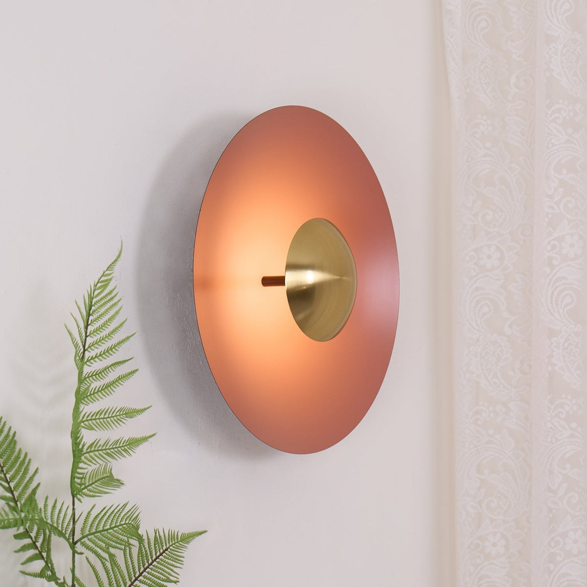 Runde LED-Wandleuchte Eclipse Metall Deckenleuchte Moderne minimalistische Beleuchtung Wohnzimmer Schlafzimmer | Sansoti
