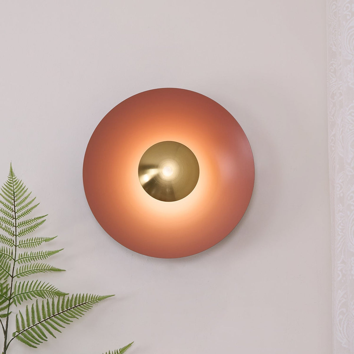 Runde LED-Wandleuchte Eclipse Metall Deckenleuchte Moderne minimalistische Beleuchtung Wohnzimmer Schlafzimmer | Sansoti
