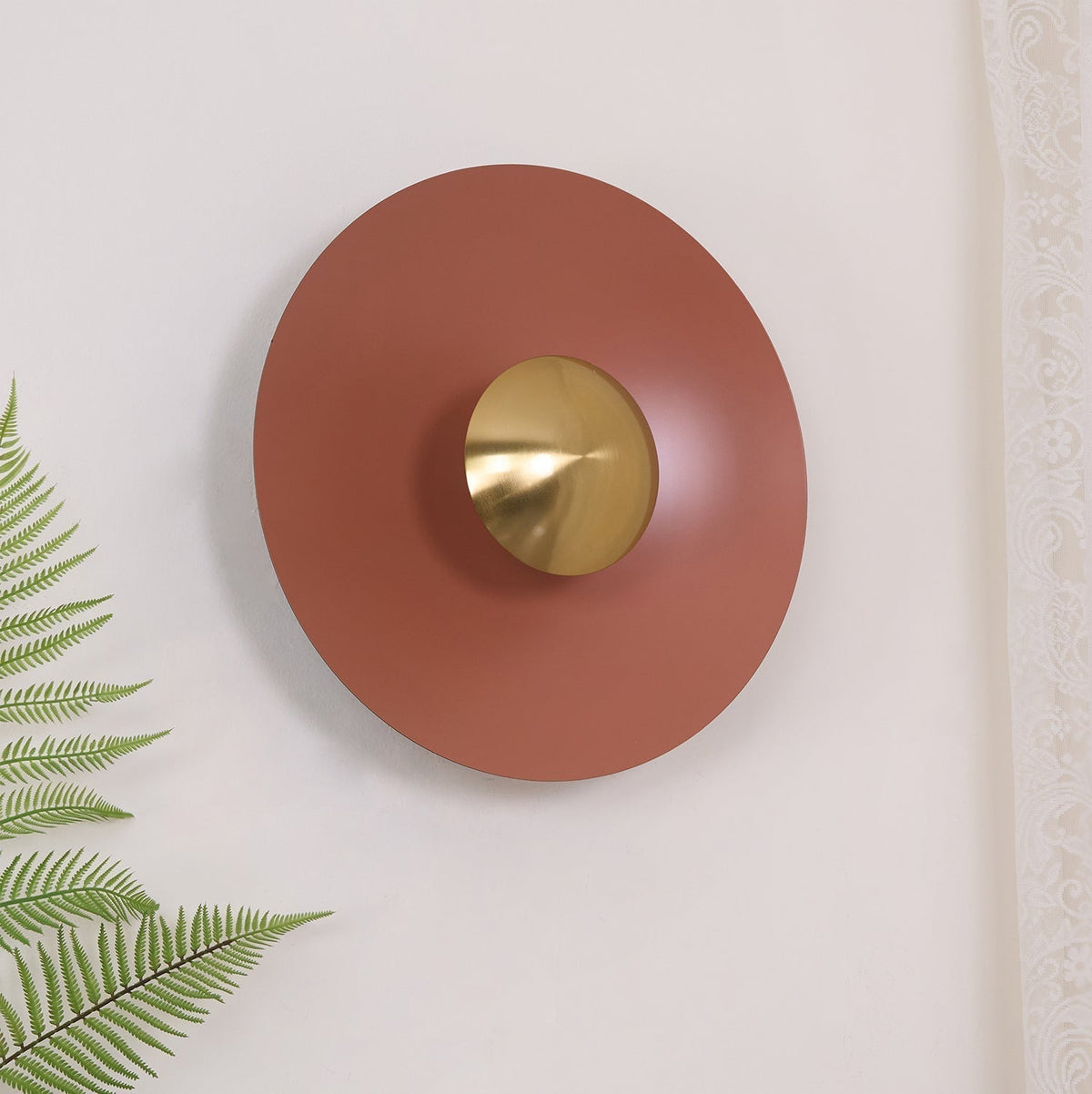 Runde LED-Wandleuchte Eclipse Metall Deckenleuchte Moderne minimalistische Beleuchtung Wohnzimmer Schlafzimmer | Sansoti
