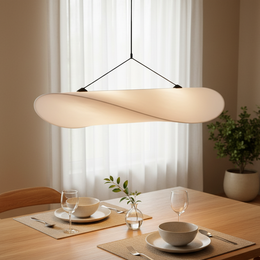 Hanglamp Japandi Handgeweven Zijde Wit Ø40 Ø60 Ø80 Slaapkamer Eetkamer | Sansoti