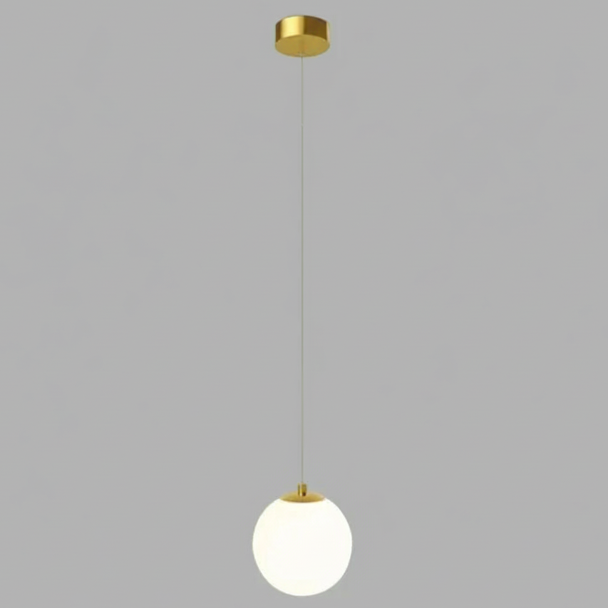 Glazen LED Hanglamp met Verstelbare Kabel – 1 of 2 Lichtpunten – Minimalistisch Design voor Eetkamer | Sansoti