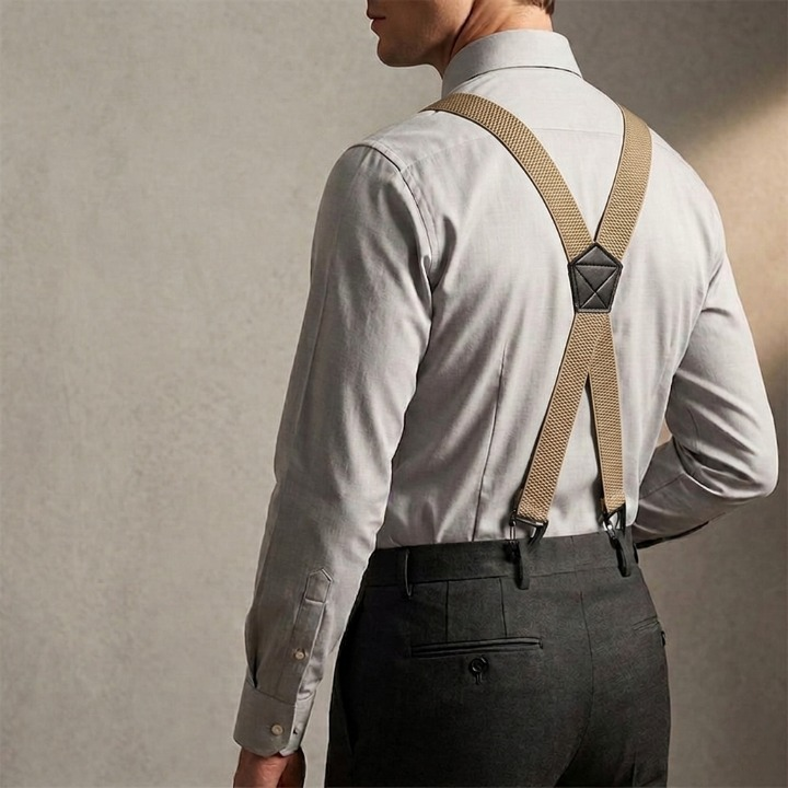 Herenbretels met Haakclips – Verstelbaar X-Back en Y-Vorm voor Perfecte Pasvorm | Sansoti