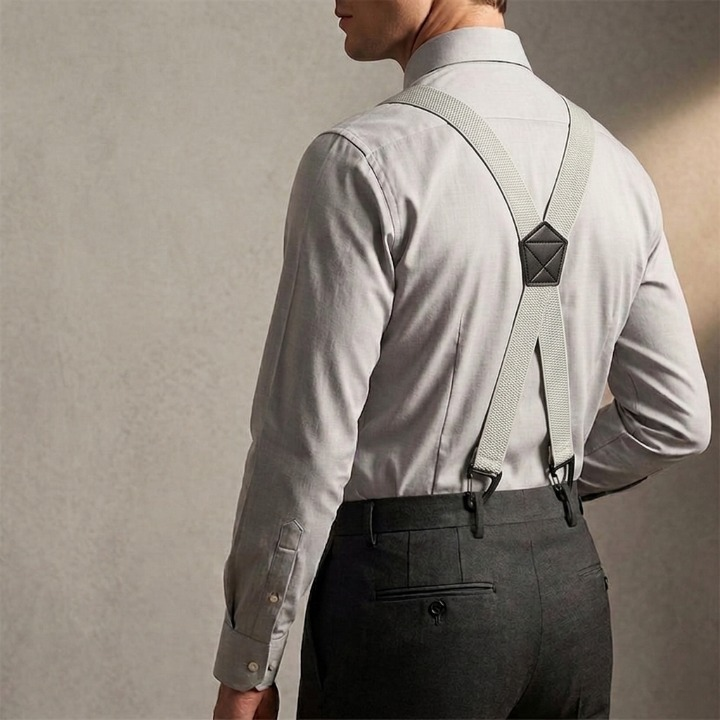 Herenbretels met Haakclips – Verstelbaar X-Back en Y-Vorm voor Perfecte Pasvorm | Sansoti
