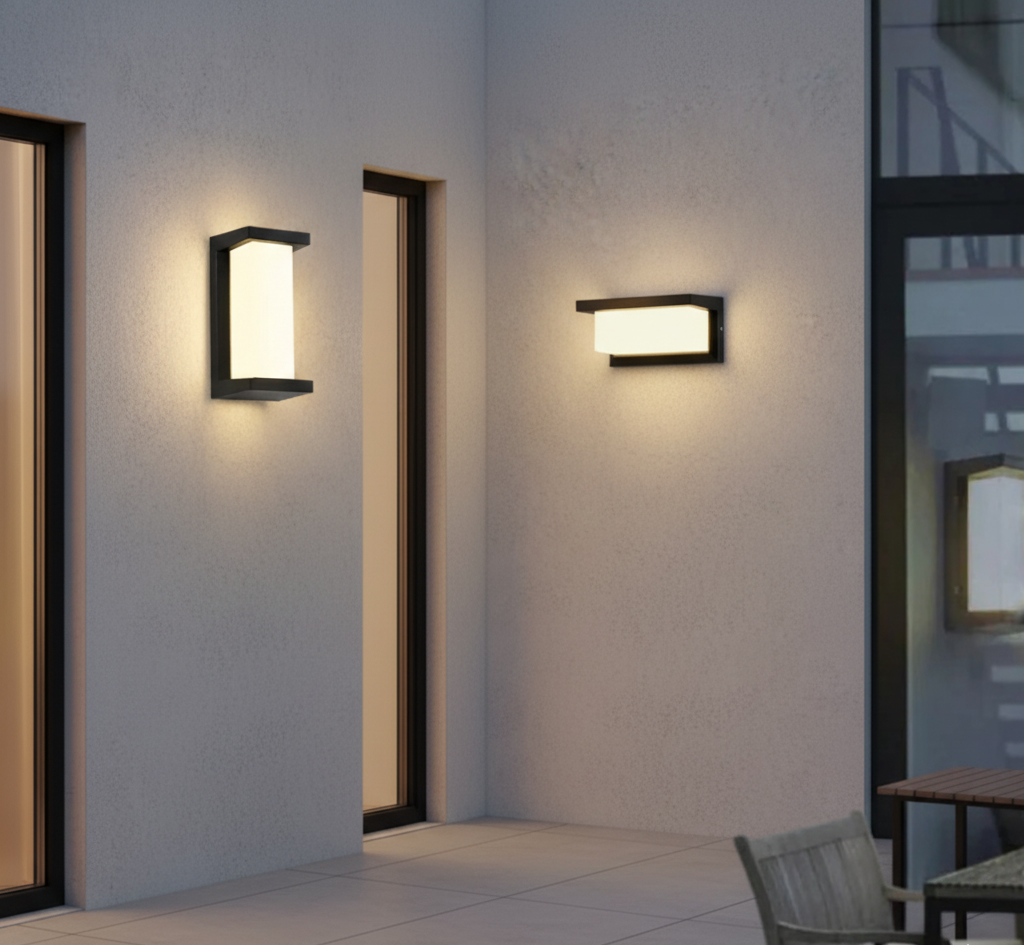 Buitenwandlamp met Bewegingssensor 12,5x26cm Warmwit LED Weerbestendig IP65 Zwart voor Tuin en Terras | Sansoti