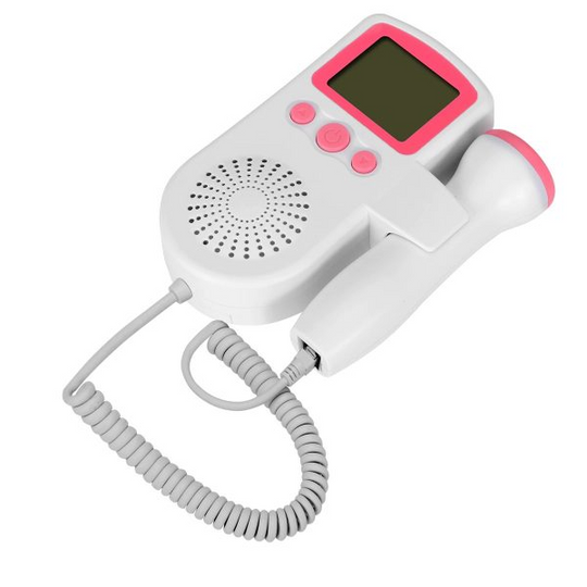 Fetaler Herzschlagmonitor-Doppler für die Schwangerschaft zur Verwendung zu Hause, tragbar, LCD-Display mit Ultraschallsensor | Sansoti