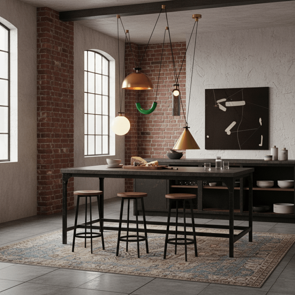 Geometrische Kroonluchter Modulair met Abstracte Vormen | Sansoti