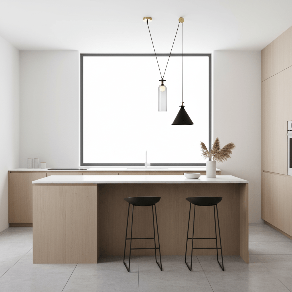Geometrische Kroonluchter Modulair met Abstracte Vormen | Sansoti