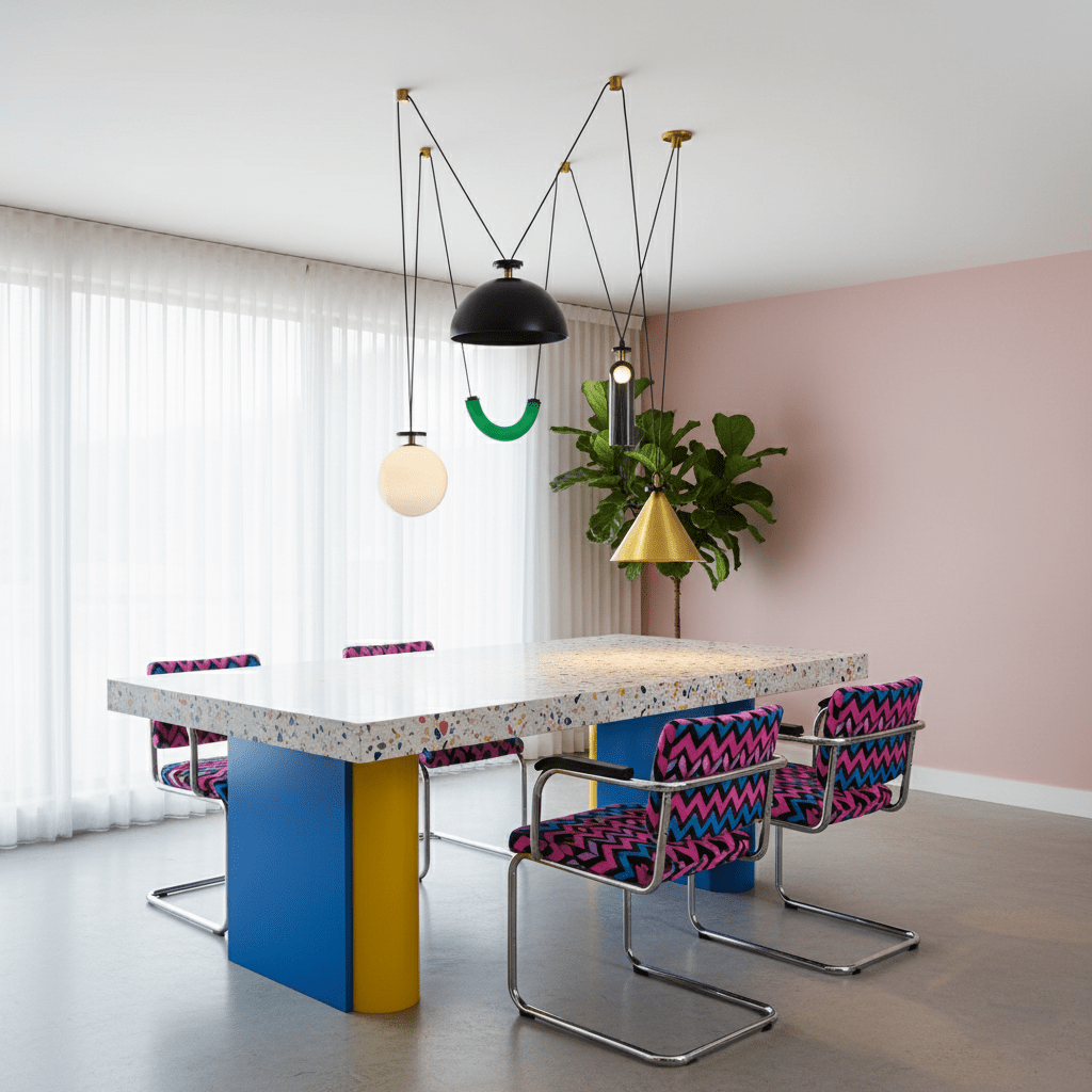 Geometrische Kroonluchter Modulair met Abstracte Vormen | Sansoti