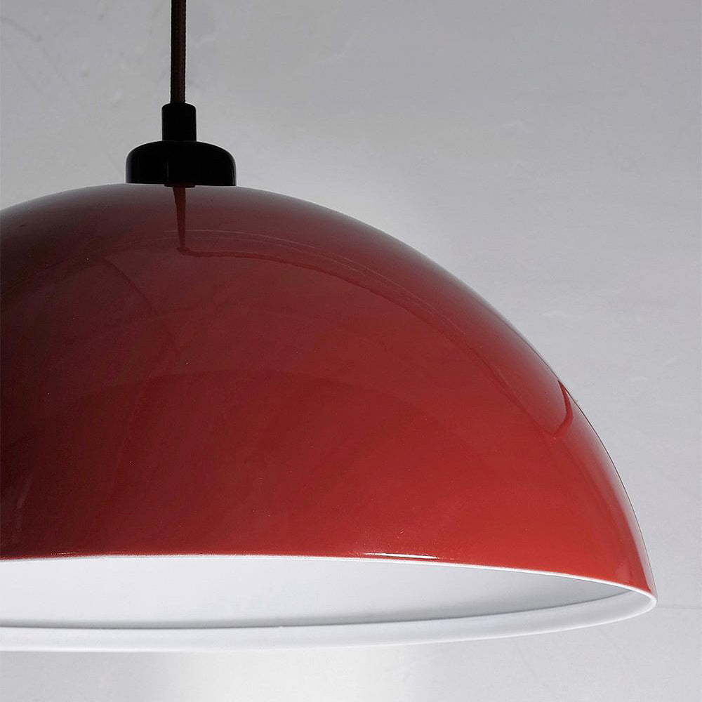 Geometrische Wandlamp Plug-In met Dimfunctie – Rood & Zwart Metalen Design – 3 Maten S/M/L | Sansoti