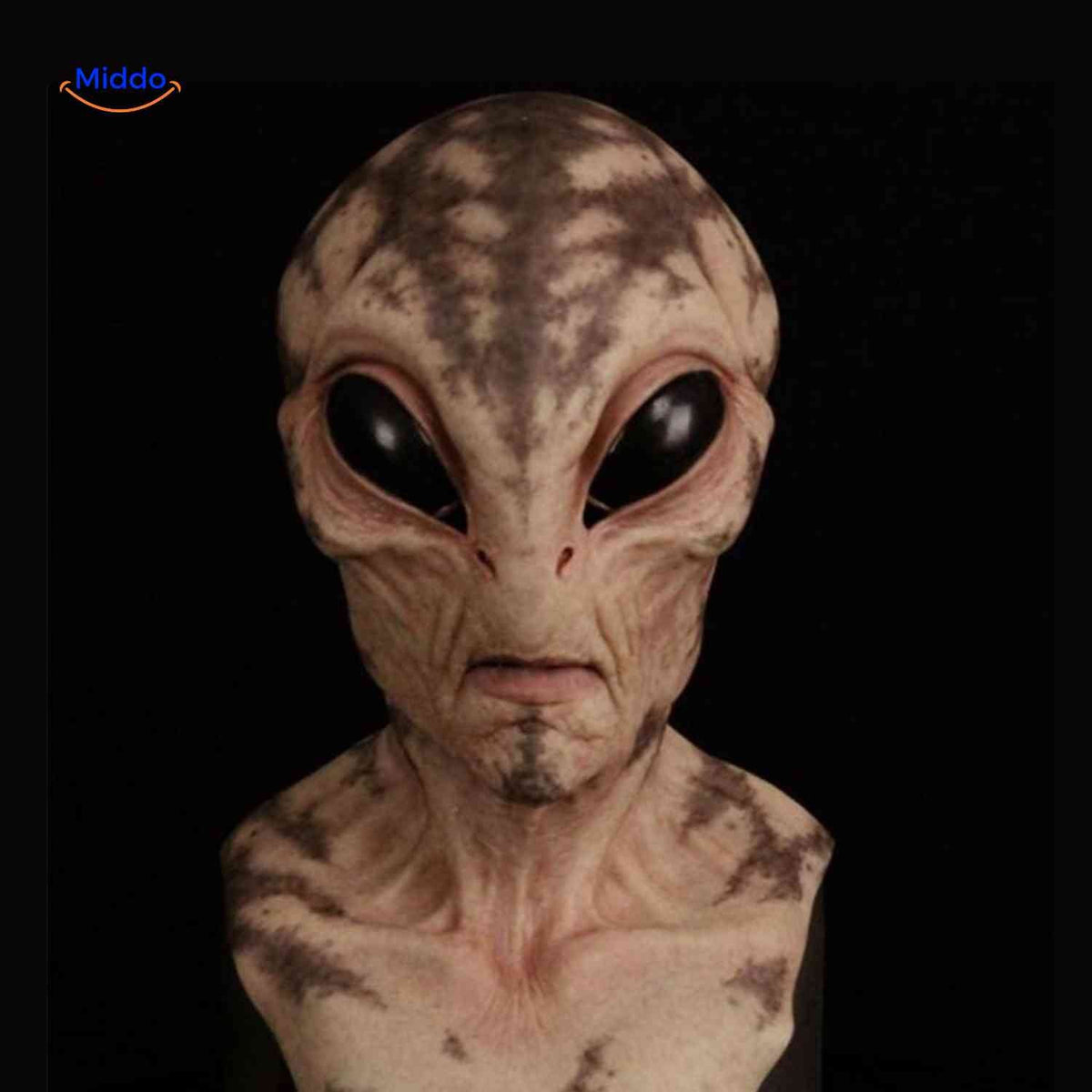 Realistic Latex Mask Older Man Woman Alien Halloween Cosplay Breathable Elastic Costume Party Costume | Sansoti
