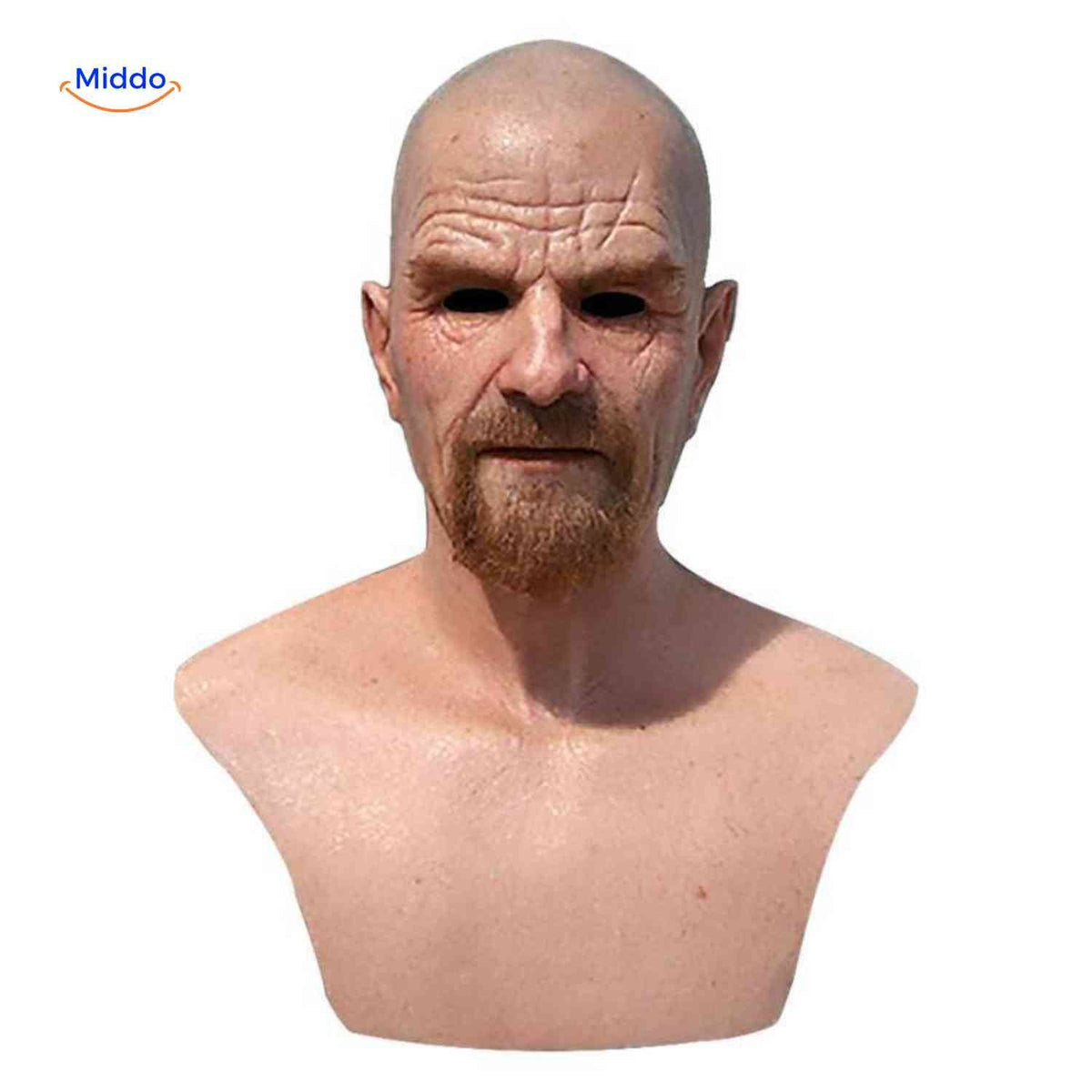 Realistic Latex Mask Older Man Woman Alien Halloween Cosplay Breathable Elastic Costume Party Costume | Sansoti