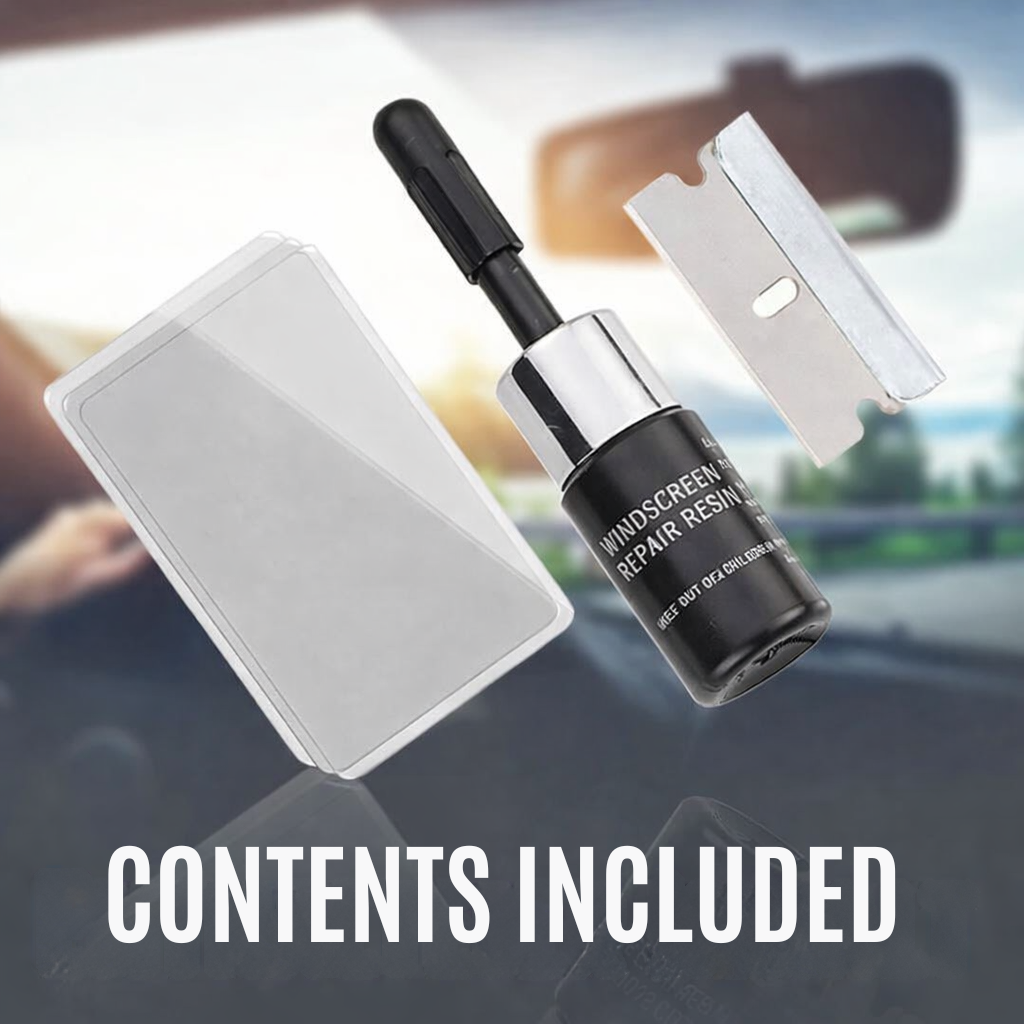 Glasreparatieset voor Autoruit en Smartphone | Professionele Herstelkit met Extra Sterke Formule | Transparant Resultaat | Sansoti