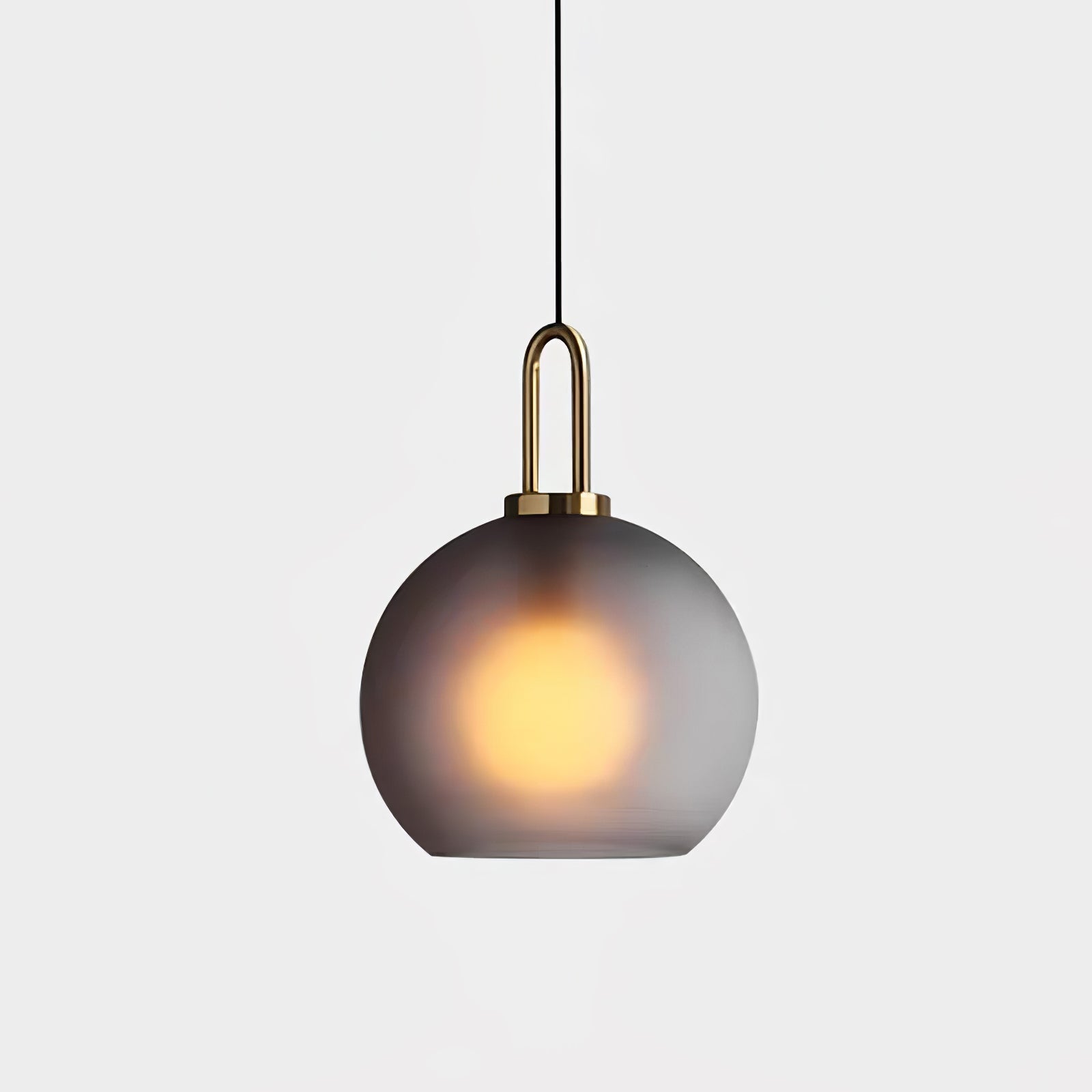 Glazen Hanglamp met Koperen Afwerking – Capsule & Sphere Vormen | Sansoti