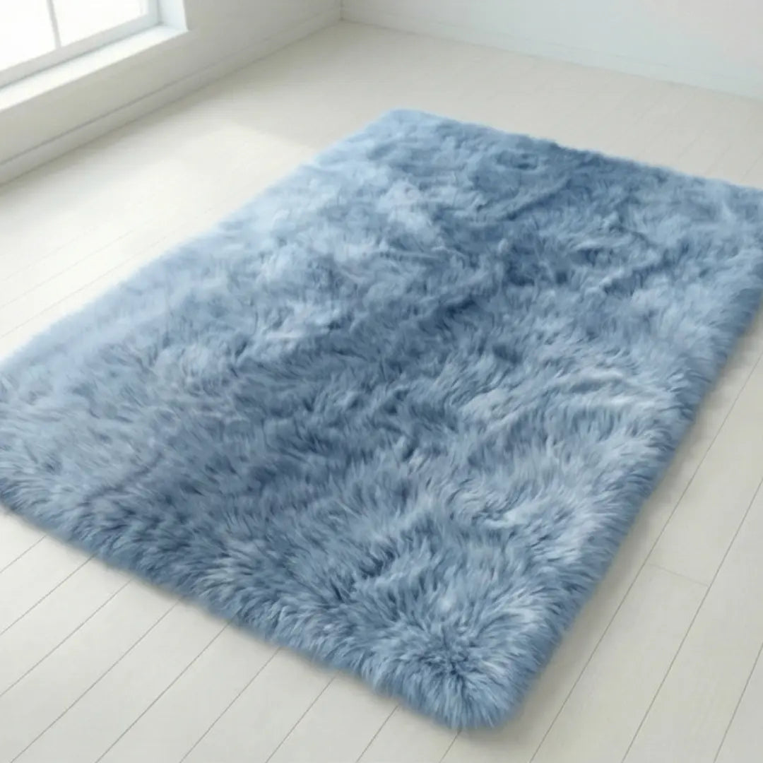 Hoogpolig Pluche Vloerkleed met Kleurverloop – Antislip & 4cm Dikte voor Luxe Comfort in Woonkamer, Slaapkamer of Gang | Sansoti