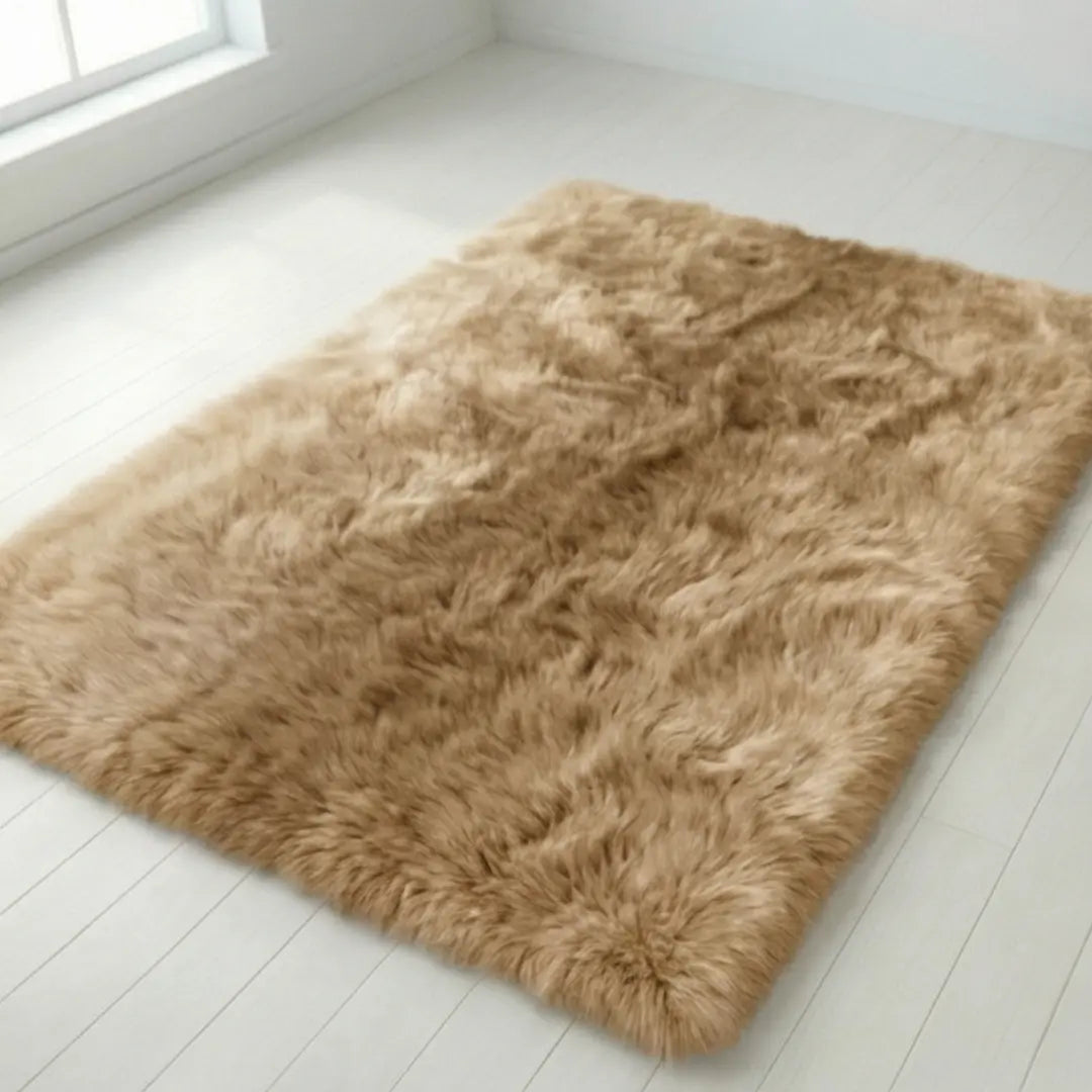 Hoogpolig Pluche Vloerkleed met Kleurverloop – Antislip & 4cm Dikte voor Luxe Comfort in Woonkamer, Slaapkamer of Gang | Sansoti