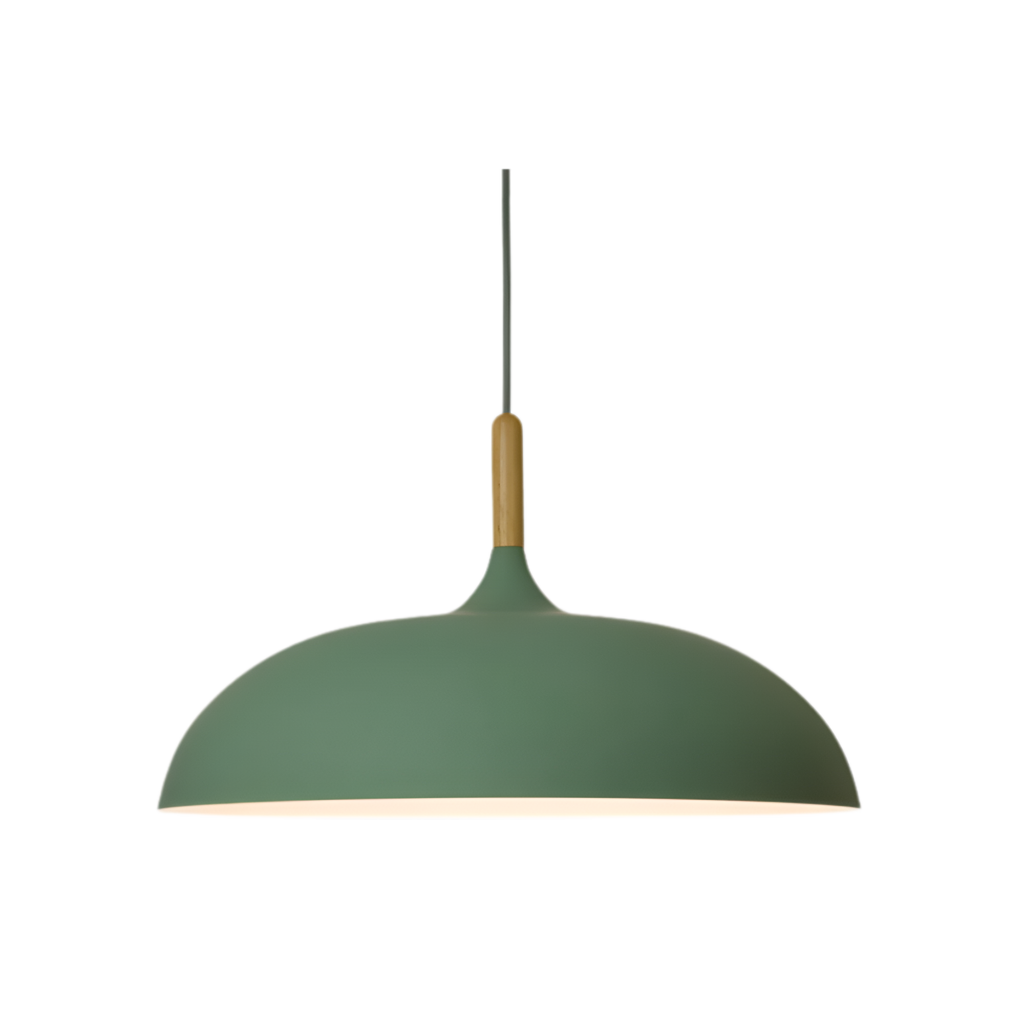Suspension Bois Fer Scandinave Japandi Ronde E27 Ø35 Ø60 Salle à Manger Cuisine | Restfield
