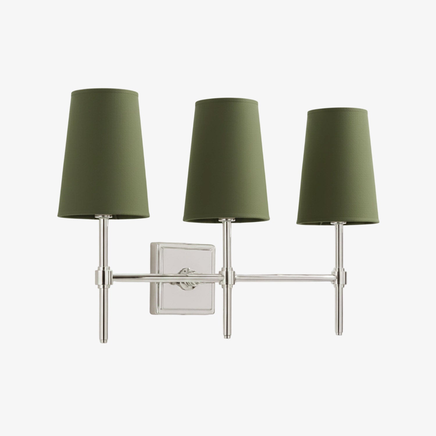 Wandlamp met linnen kap - retro metalen wandverlichting voor slaapkamer en gang | Sansoti