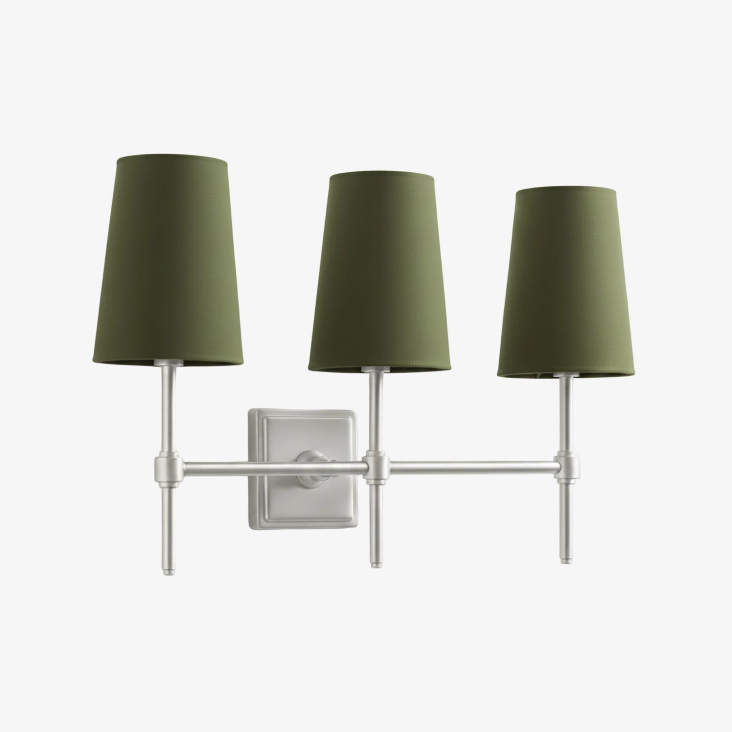 Wandlamp met linnen kap - retro metalen wandverlichting voor slaapkamer en gang | Sansoti