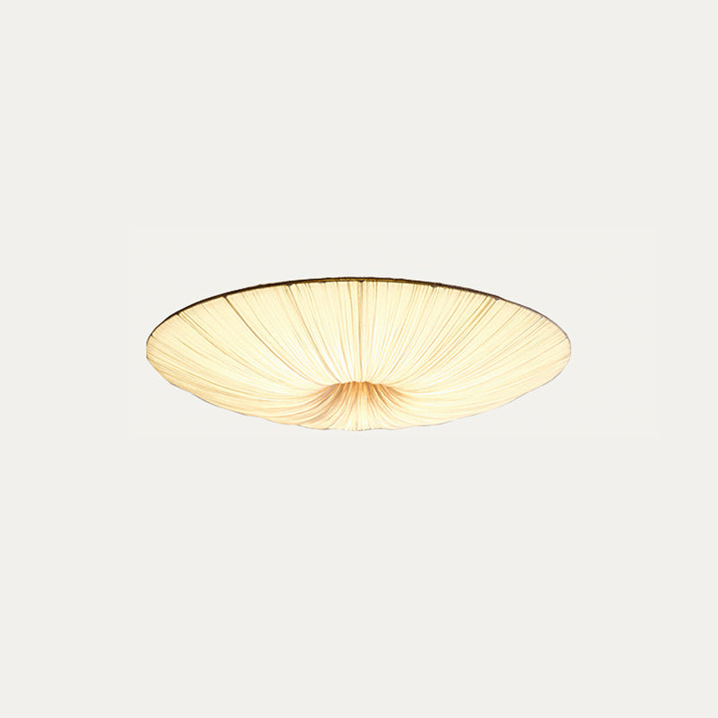 Tassel Plafondlamp Kwastjesdetail Beige Stof IJzer Warm Diffuus Licht Moderne Flush Mount Eetkamer Slaapkamer Entree | Sansoti