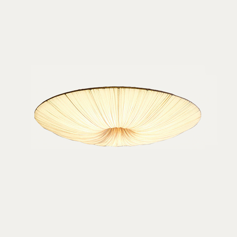Tassel Plafondlamp Kwastjesdetail Beige Stof IJzer Warm Diffuus Licht Moderne Flush Mount Eetkamer Slaapkamer Entree | Sansoti