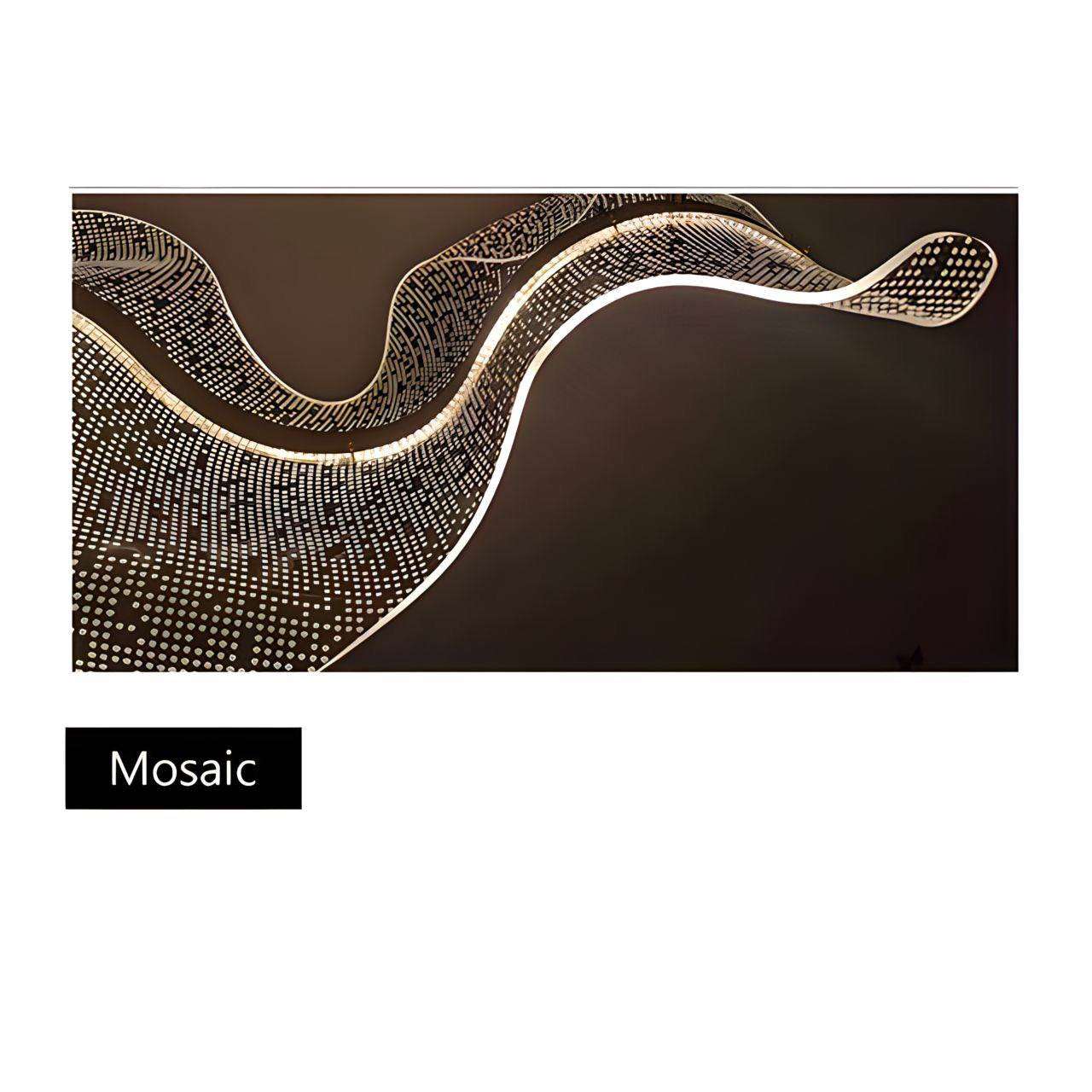 Suspension LED sculpturale avec structure acrylique artisanale et éclairage dimmable | Restfield