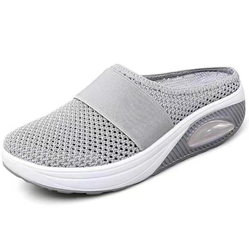 Baskets orthopédiques pour femmes avec amorti à coussin d’air, en mesh respirant, chaussures de marche antidérapantes, pointures 35-42 | Sansoti