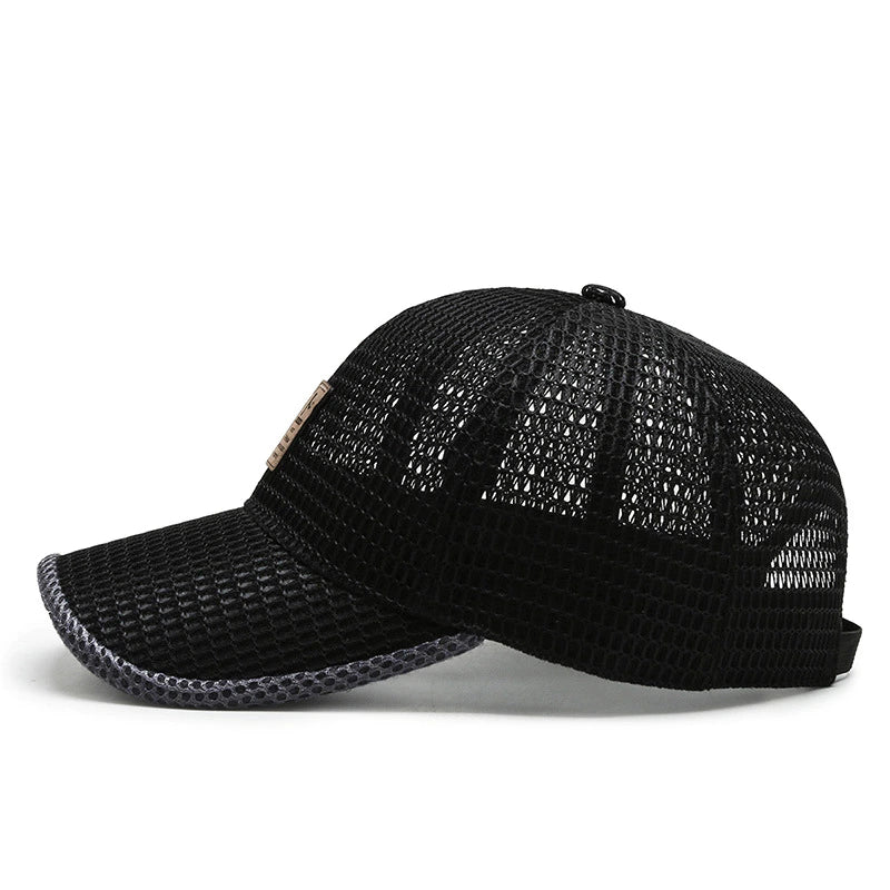 Luchtige Zomer Pet Mesh Verstelbaar Snapback Sportcap met Ademend Gaas | Sansoti