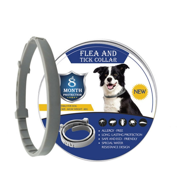Flea and Tick Collar for Pets – Natural Formula – 8 Months Protection – Adjustable | Sansoti