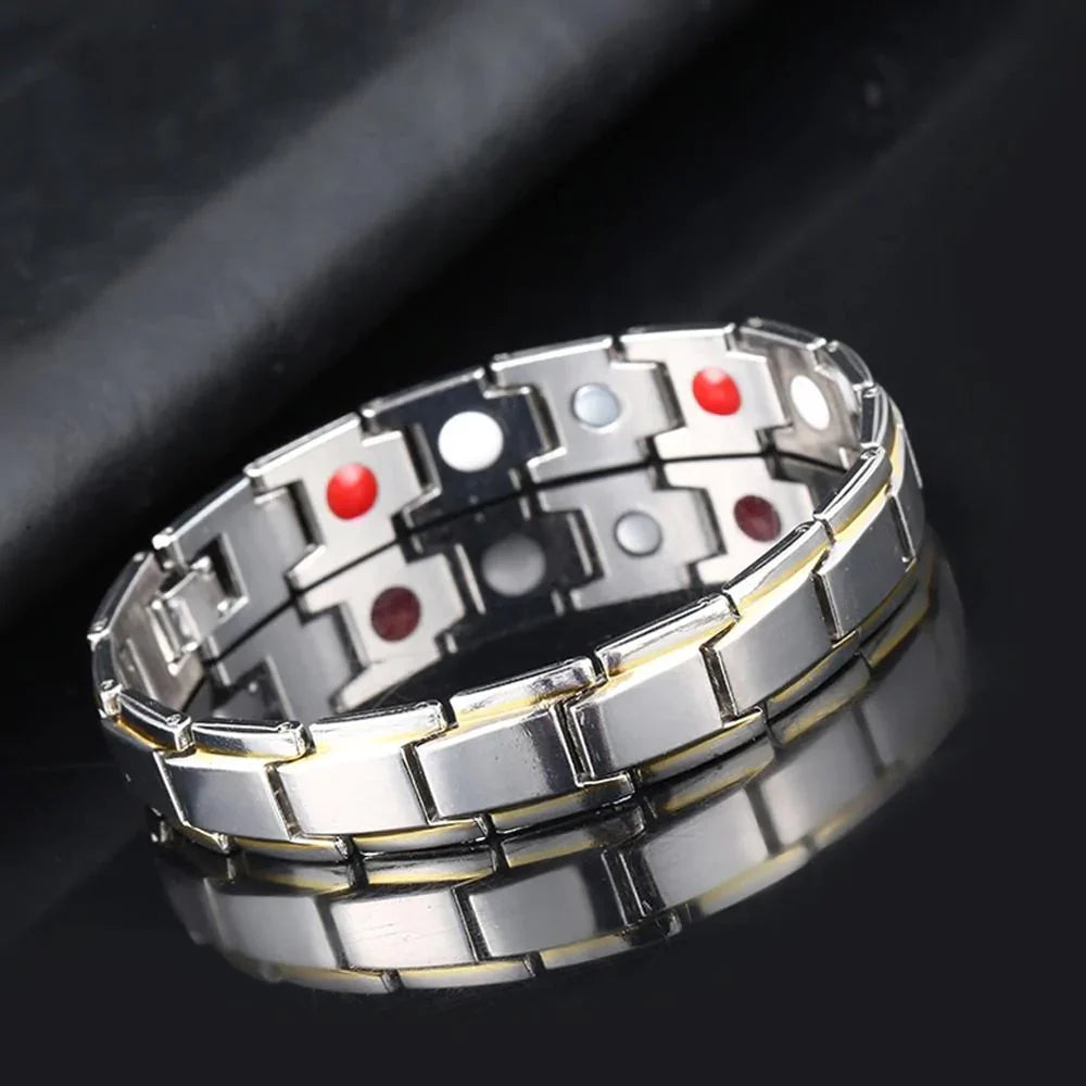Magnetische Armband met Hematiet en Neodymium voor Welzijn en Balans | Sansoti