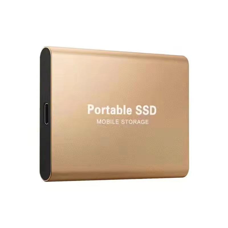 Externe SSD 128 TB USB 3.2 Aluminium Stoßfest Windows Mac Android Kompakt