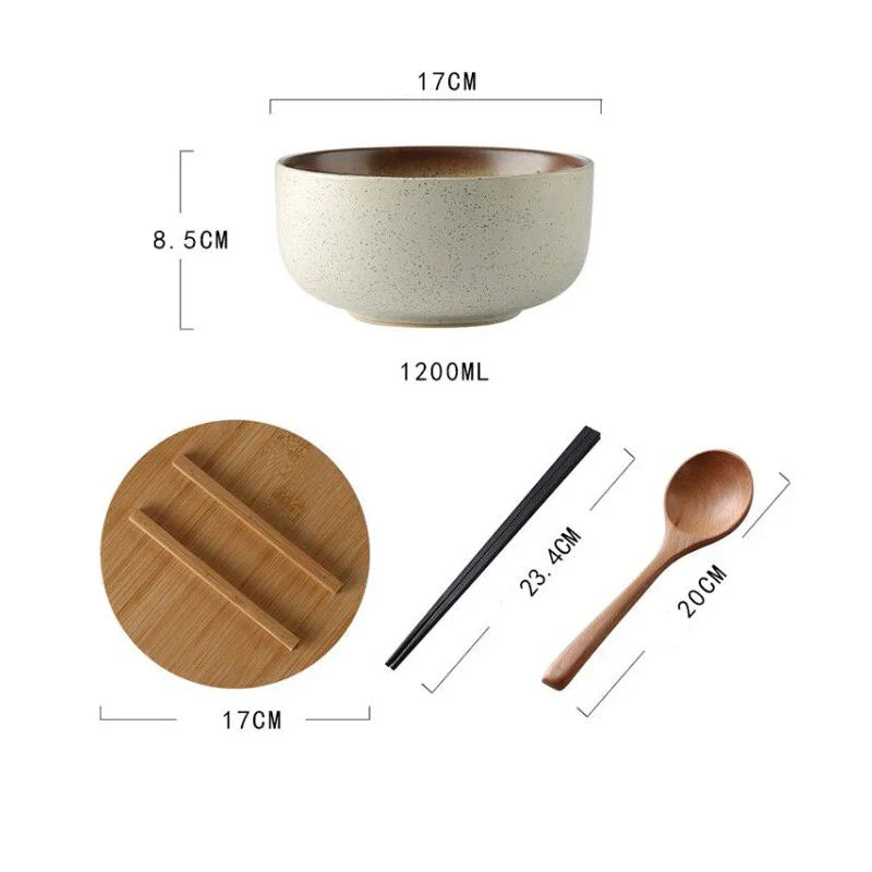 Keramische Soepkommen Set 4-delig Modern Design | Sansoti